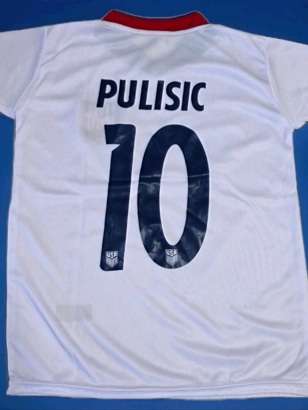 NWOT Pulisic USA Soccer Jersey & Shorts Set Youth 8 USMNT World Cup Kit - Picture 5 of 7